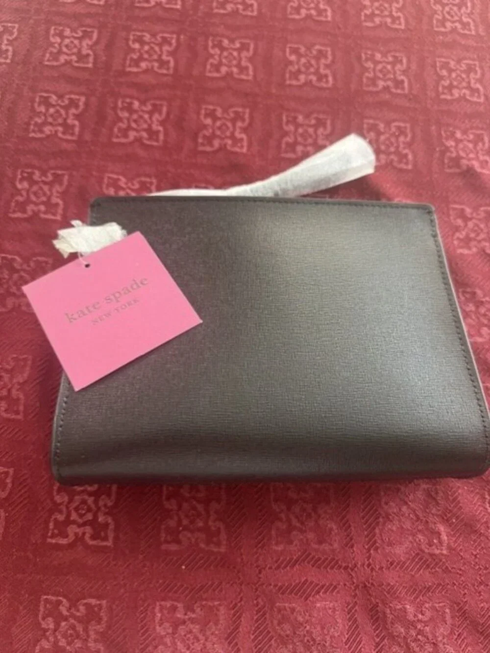 Kate Spade Leather Morgan Black Wristlet Brand New With Tags.